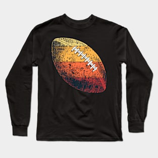 Vintage Retro Football Long Sleeve T-Shirt